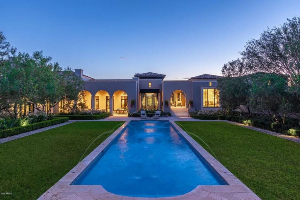 The Scottsdale Home is a stately Salcito and Dale Gardon architectural masterpiece now available for sale. This home located at 10244 E Hualapai Dr, Scottsdale, Arizona; offering 7 bedrooms and 8 bathrooms with over 8,700 square feet of living spaces.