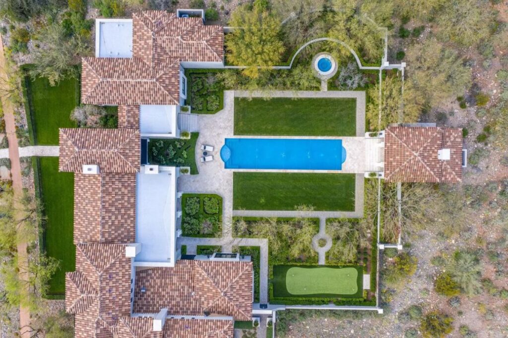 The Scottsdale Home is a stately Salcito and Dale Gardon architectural masterpiece now available for sale. This home located at 10244 E Hualapai Dr, Scottsdale, Arizona; offering 7 bedrooms and 8 bathrooms with over 8,700 square feet of living spaces.