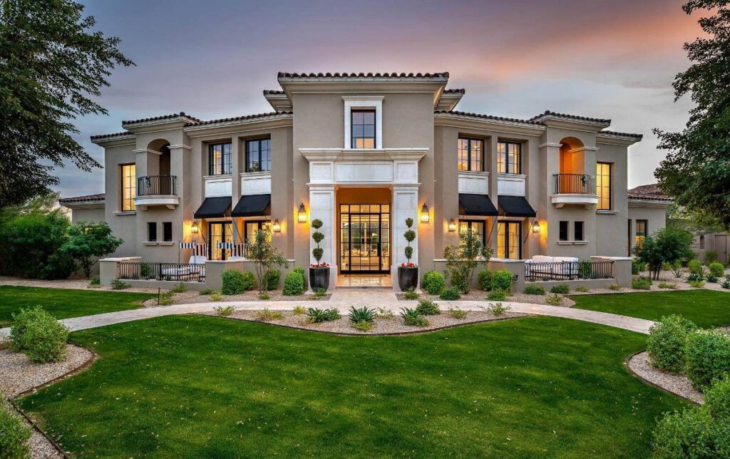 New Modern Mediterranean Home in Scottsdale Sells for $3,995,000