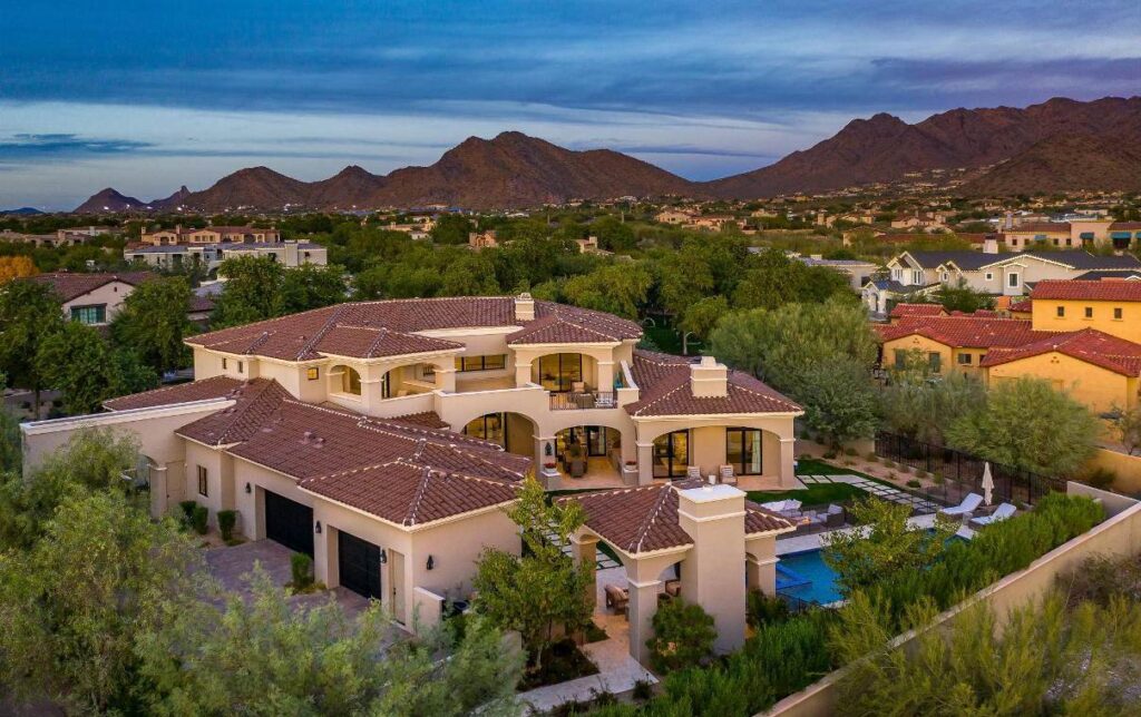 New Modern Mediterranean Home in Scottsdale Sells for $3,995,000
