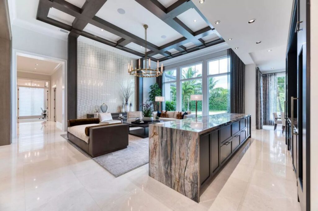 The Florida Home is an unique property with exquisite detail and impeccable design now available for sale. This home located at 111 Clipper Ln, Jupiter, Florida; offering 4 bedrooms and 8 bathrooms with over 7,700 square feet of living spaces. 