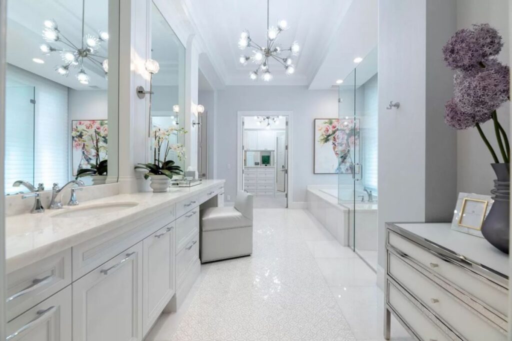 The Florida Home is an unique property with exquisite detail and impeccable design now available for sale. This home located at 111 Clipper Ln, Jupiter, Florida; offering 4 bedrooms and 8 bathrooms with over 7,700 square feet of living spaces. 