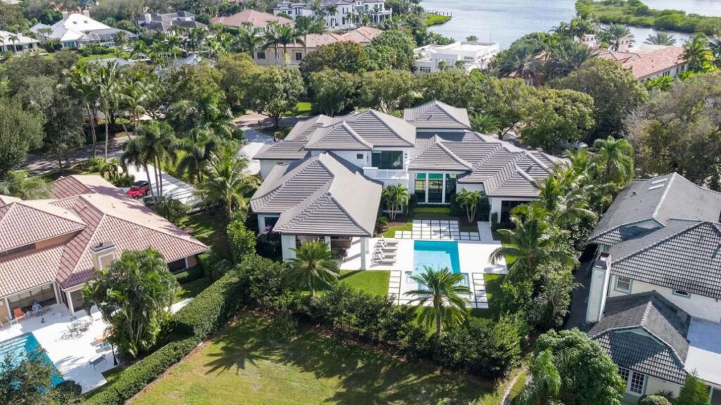 The Florida Home is an unique property with exquisite detail and impeccable design now available for sale. This home located at 111 Clipper Ln, Jupiter, Florida; offering 4 bedrooms and 8 bathrooms with over 7,700 square feet of living spaces. 