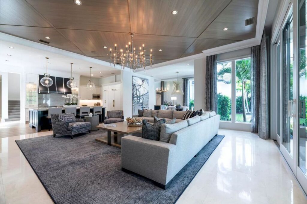 The Florida Home is an unique property with exquisite detail and impeccable design now available for sale. This home located at 111 Clipper Ln, Jupiter, Florida; offering 4 bedrooms and 8 bathrooms with over 7,700 square feet of living spaces. 