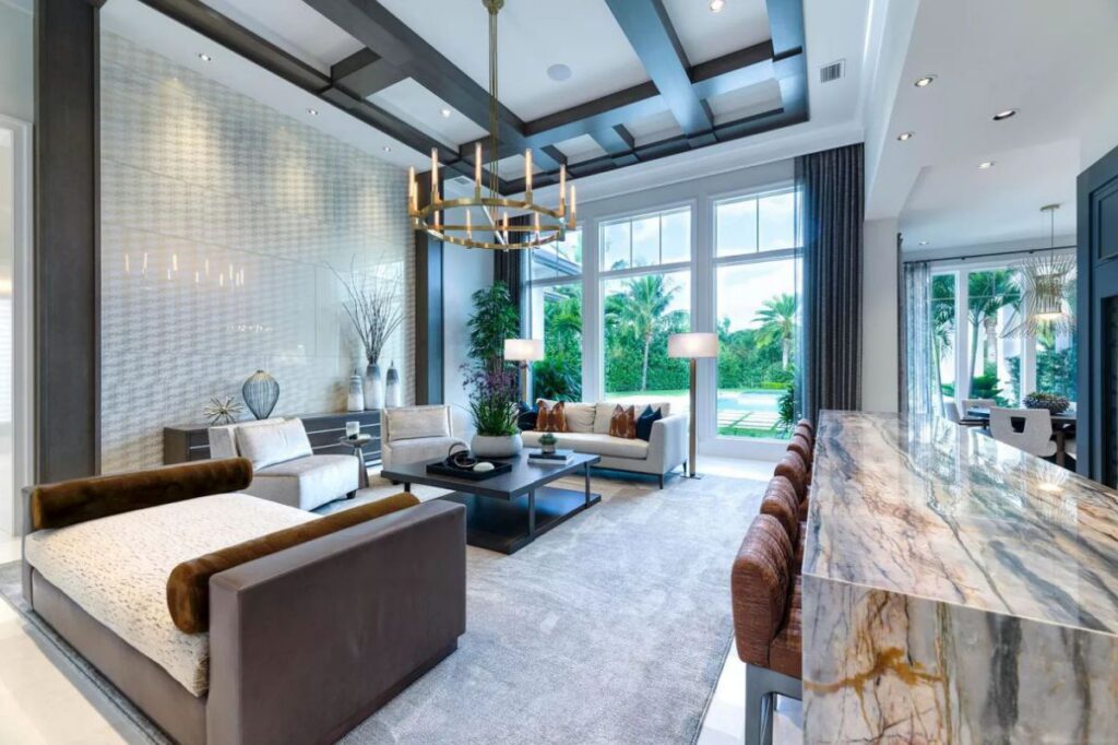 The Florida Home is an unique property with exquisite detail and impeccable design now available for sale. This home located at 111 Clipper Ln, Jupiter, Florida; offering 4 bedrooms and 8 bathrooms with over 7,700 square feet of living spaces. 