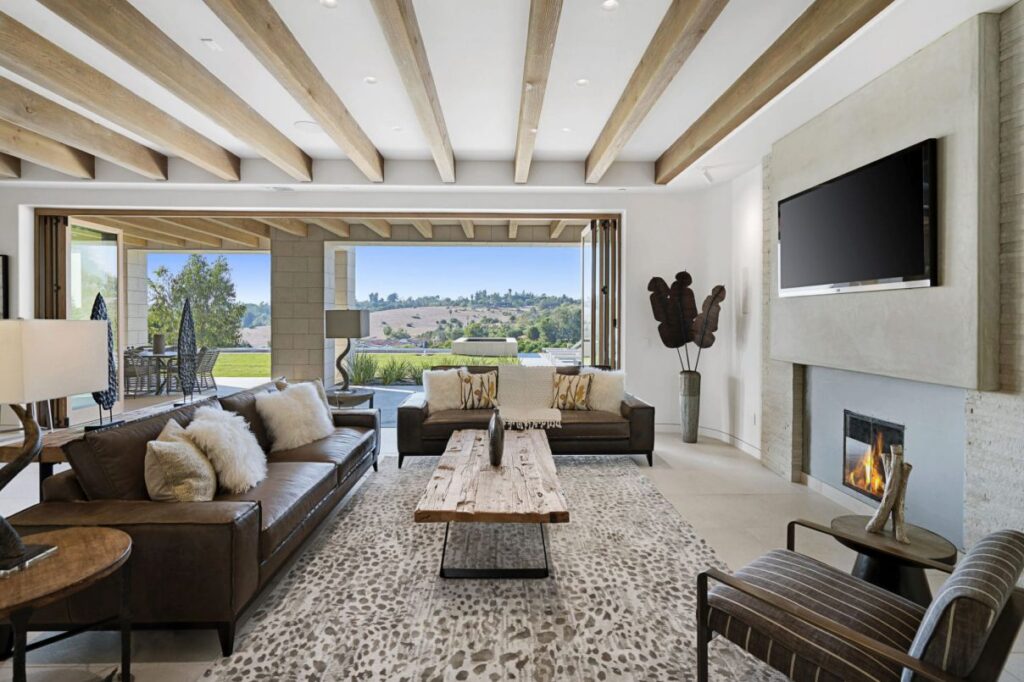 The Rancho Santa Fe Home is a luxurious 2020 modern architecture maximize the exceptional west-facing views now available for sale. This home located at 5870 San Elijo Ave, Rancho Santa Fe, California; offering 6 bedrooms and 9 bathrooms with over 8,500 square feet of living spaces.