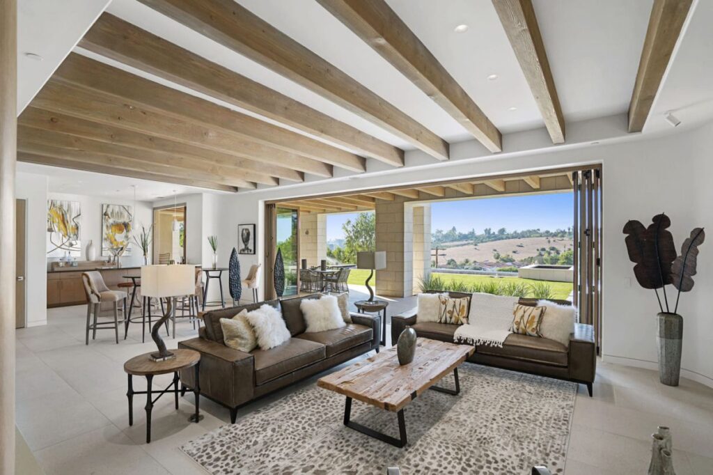 The Rancho Santa Fe Home is a luxurious 2020 modern architecture maximize the exceptional west-facing views now available for sale. This home located at 5870 San Elijo Ave, Rancho Santa Fe, California; offering 6 bedrooms and 9 bathrooms with over 8,500 square feet of living spaces.