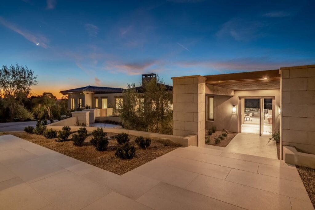 The Rancho Santa Fe Home is a luxurious 2020 modern architecture maximize the exceptional west-facing views now available for sale. This home located at 5870 San Elijo Ave, Rancho Santa Fe, California; offering 6 bedrooms and 9 bathrooms with over 8,500 square feet of living spaces.