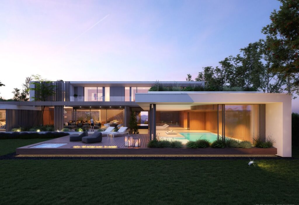 Concept Design for L Villa is a project located in Budapest, Hungary was designed in concept stage by Toth Project in Modern style; it offers luxurious modern living. This home located on beautiful lot with amazing views and wonderful outdoor living spaces.