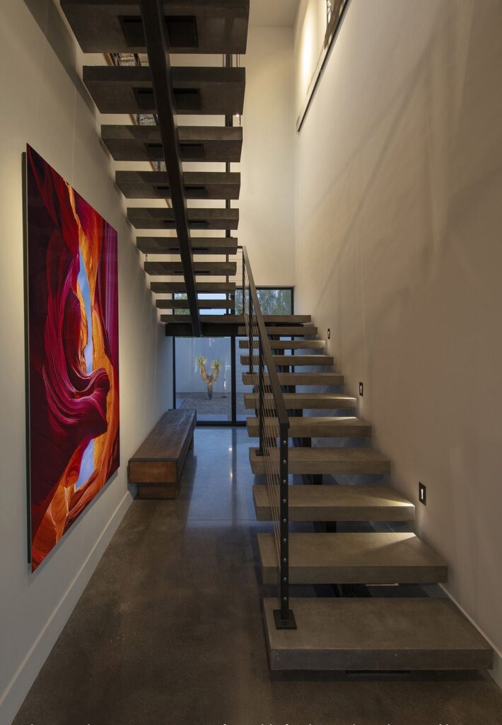 The Las Vegas House is an incredible residence with an interior design & construction platform elevated to new heights now available for sale. This home located at 6925 Stargazer Ridge Ct, Las Vegas, Nevada; offering 5 bedrooms and 6 bathrooms with over 6,000 square feet of living spaces.