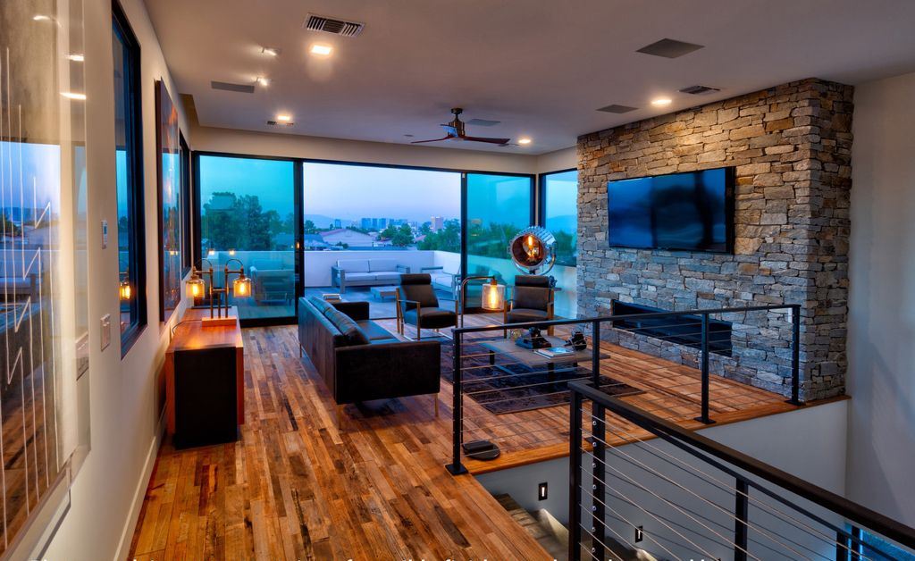 The Las Vegas House is an incredible residence with an interior design & construction platform elevated to new heights now available for sale. This home located at 6925 Stargazer Ridge Ct, Las Vegas, Nevada; offering 5 bedrooms and 6 bathrooms with over 6,000 square feet of living spaces.