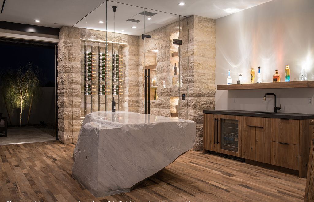 The Las Vegas House is an incredible residence with an interior design & construction platform elevated to new heights now available for sale. This home located at 6925 Stargazer Ridge Ct, Las Vegas, Nevada; offering 5 bedrooms and 6 bathrooms with over 6,000 square feet of living spaces.