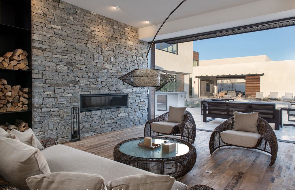 The Las Vegas House is an incredible residence with an interior design & construction platform elevated to new heights now available for sale. This home located at 6925 Stargazer Ridge Ct, Las Vegas, Nevada; offering 5 bedrooms and 6 bathrooms with over 6,000 square feet of living spaces.