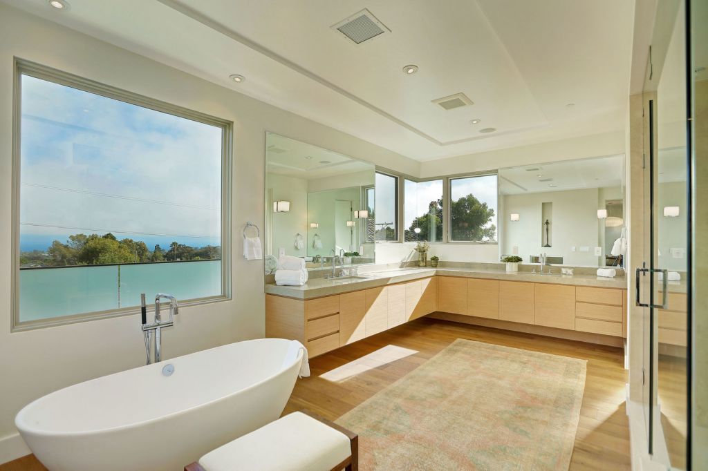 The Contemporary Home in Pacific Palisades is a luxurious residence with panoramic ocean views now available for sale. This home located at 14635 Whitfield Ave, Pacific Palisades, California; offering 6 bedrooms and 8 bathrooms with over 6,500 square feet of living spaces.