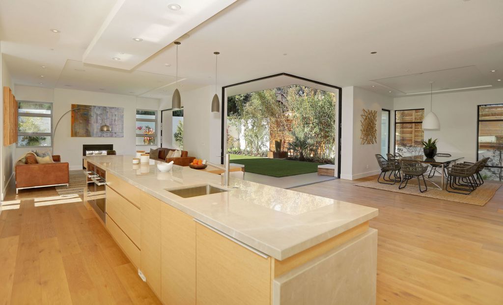 The Contemporary Home in Pacific Palisades is a luxurious residence with panoramic ocean views now available for sale. This home located at 14635 Whitfield Ave, Pacific Palisades, California; offering 6 bedrooms and 8 bathrooms with over 6,500 square feet of living spaces.