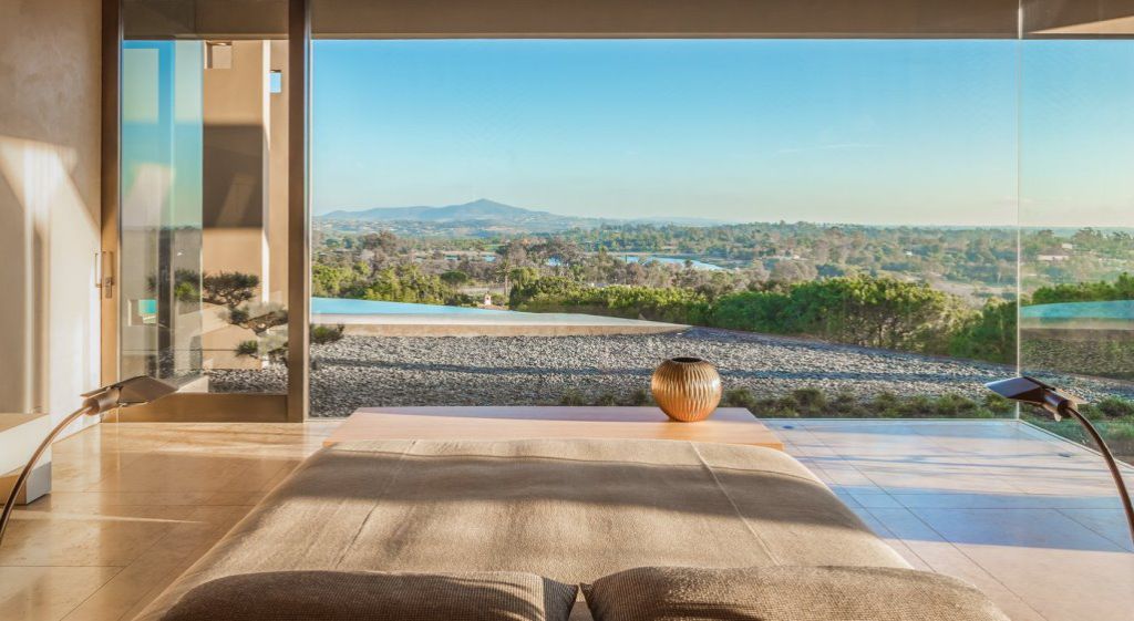 The Rancho Santa Fe Home is a an ionic property with 360 degree panorama and environment now available for sale. This home located at 18128 Via Roswitha, Rancho Santa Fe, California; offering 5 bedrooms and 5 bathrooms with over 10,000 square feet of living spaces.
