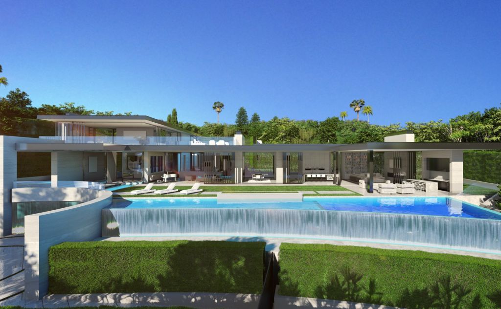 Conceptual Design of Shadow Hill Residence is a project located in Beverly Hills, Los Angeles, California was designed in concept stage by McClean Design in Modern style; it offers luxurious modern living style in California. 