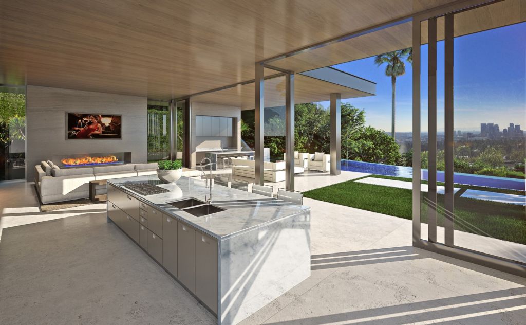 Conceptual Design of Shadow Hill Residence is a project located in Beverly Hills, Los Angeles, California was designed in concept stage by McClean Design in Modern style; it offers luxurious modern living style in California. 