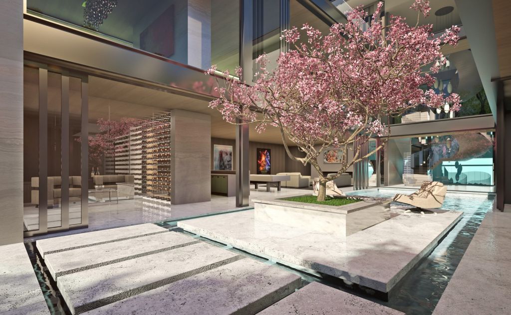 Conceptual Design of Shadow Hill Residence is a project located in Beverly Hills, Los Angeles, California was designed in concept stage by McClean Design in Modern style; it offers luxurious modern living style in California. 