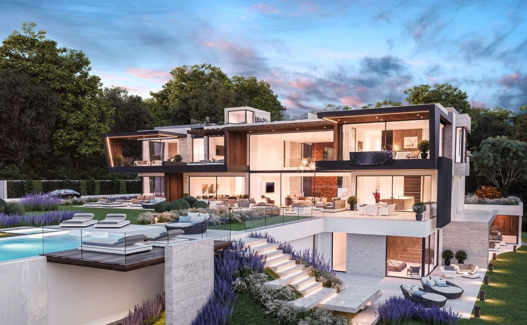 Design Concept of Villa Greenwich is a project located in Connecticut, United States was designed in concept stage by B8 Architecture and Design Studio in Modern style which is different to the traditional local architecture based in wooden construction.