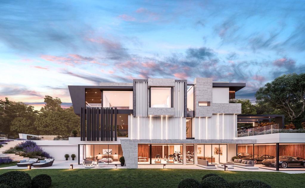 Design Concept of Villa Greenwich is a project located in Connecticut, United States was designed in concept stage by B8 Architecture and Design Studio in Modern style which is different to the traditional local architecture based in wooden construction.