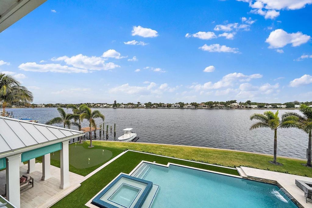 The British West Indies Home is a luxurious estate in Hidden Key offers the finest in family living with deep water access now available for sale. This home located at 11730 Lake Shore Pl, North Palm Beach, Florida; offering 4 bedrooms and 6 bathrooms with over 4,500 square feet of living spaces.