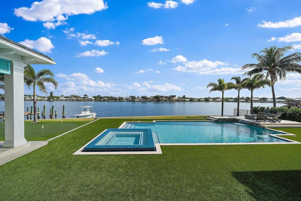 The British West Indies Home is a luxurious estate in Hidden Key offers the finest in family living with deep water access now available for sale. This home located at 11730 Lake Shore Pl, North Palm Beach, Florida; offering 4 bedrooms and 6 bathrooms with over 4,500 square feet of living spaces.