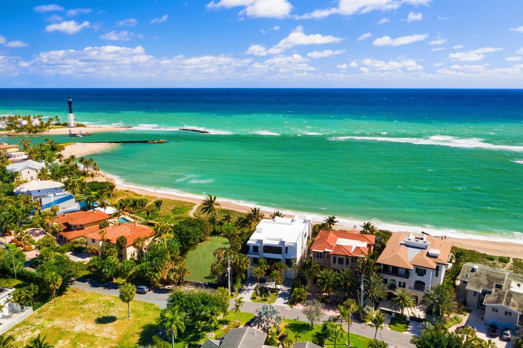 The Home in Pompano Beach is a newly completed the ultimate brand new Beach House with stunning modern design now available for sale. This home located at 2004 Bay Dr, Pompano Beach, Florida; offering 5 bedrooms and 6 bathrooms with over 6,000 square feet of living spaces.