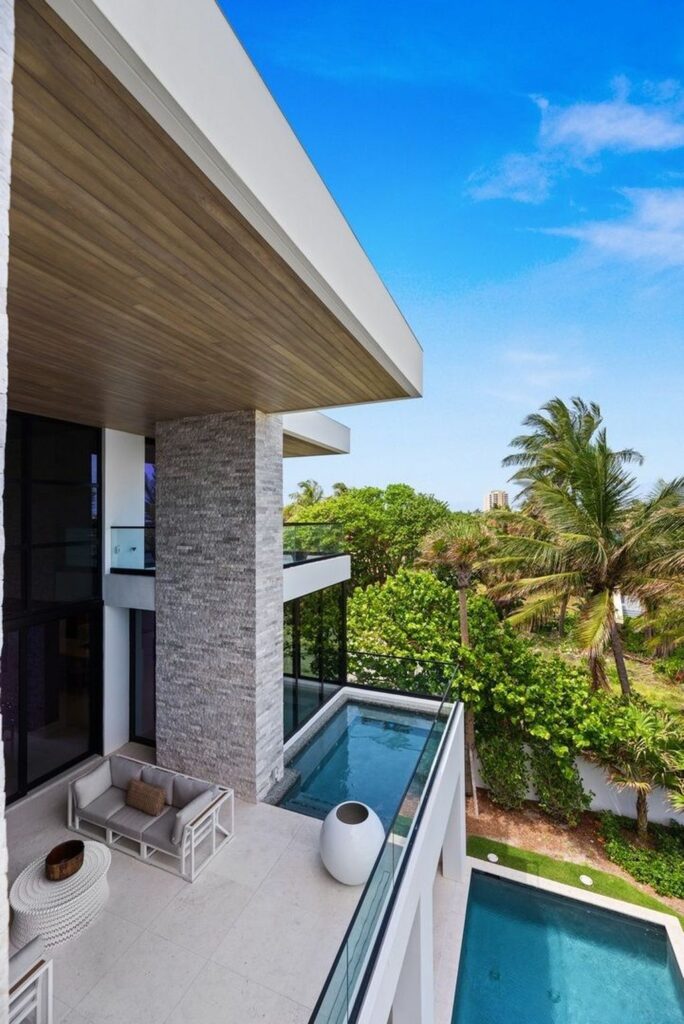 The Home in Pompano Beach is a newly completed the ultimate brand new Beach House with stunning modern design now available for sale. This home located at 2004 Bay Dr, Pompano Beach, Florida; offering 5 bedrooms and 6 bathrooms with over 6,000 square feet of living spaces.