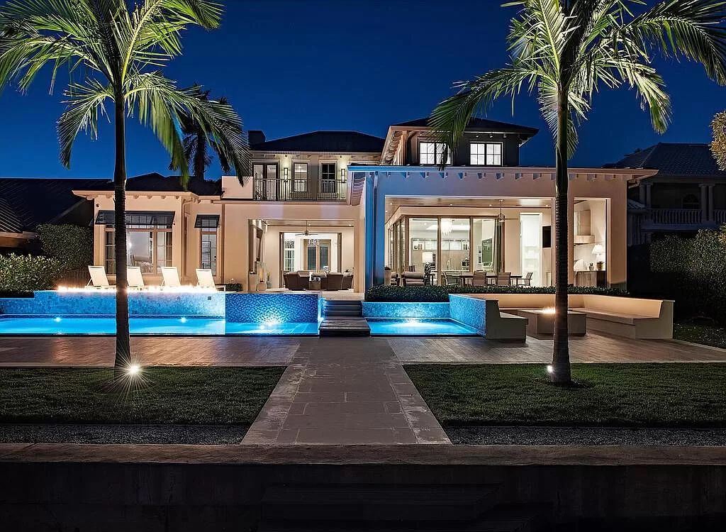 The Home in Naples is a luxurious coastal contemporary style residence features unparalleled quality meets unrivaled views now available for sale. This home located at 1959 8th St S, Naples, Florida; offering 4 bedrooms and 5 bathrooms with over 4,500 square feet of living spaces.