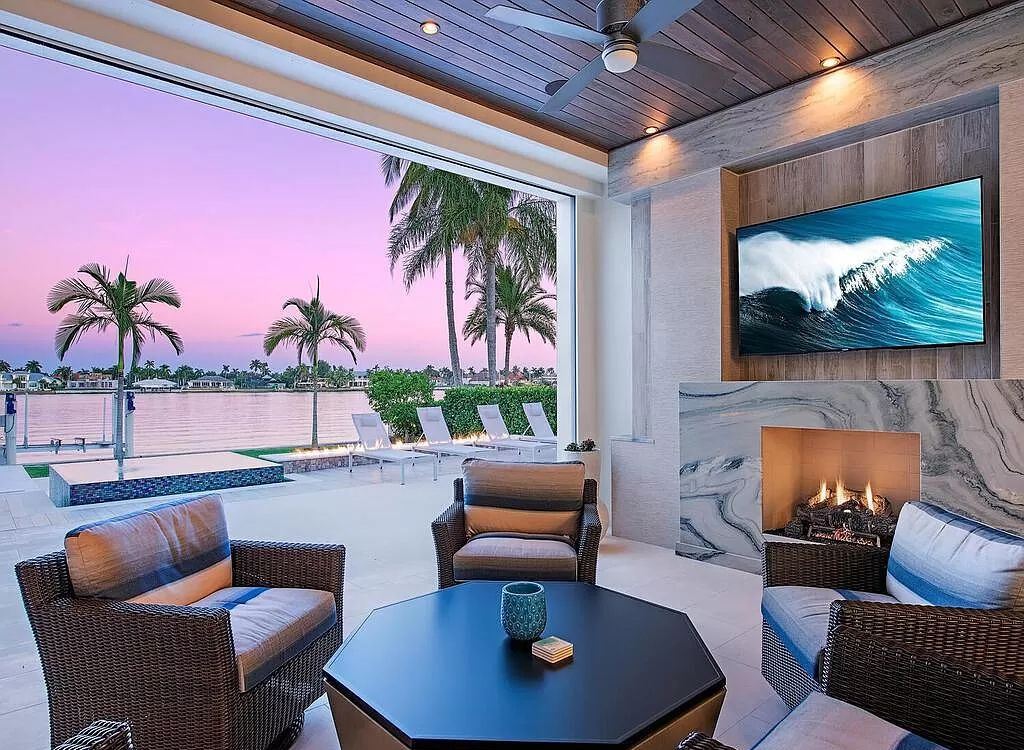 The Home in Naples is a luxurious coastal contemporary style residence features unparalleled quality meets unrivaled views now available for sale. This home located at 1959 8th St S, Naples, Florida; offering 4 bedrooms and 5 bathrooms with over 4,500 square feet of living spaces.