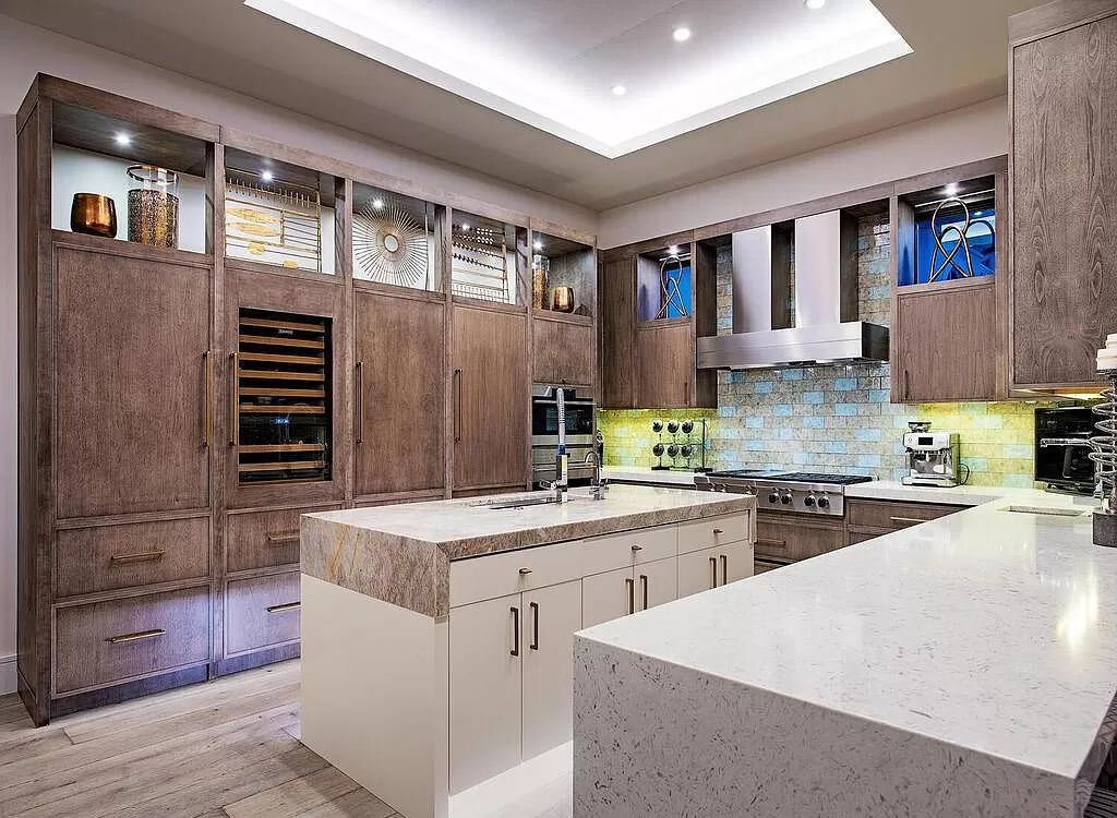 The Home in Naples is a luxurious coastal contemporary style residence features unparalleled quality meets unrivaled views now available for sale. This home located at 1959 8th St S, Naples, Florida; offering 4 bedrooms and 5 bathrooms with over 4,500 square feet of living spaces.