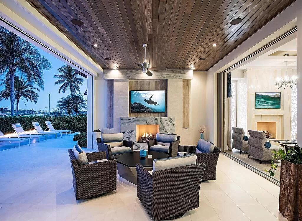 The Home in Naples is a luxurious coastal contemporary style residence features unparalleled quality meets unrivaled views now available for sale. This home located at 1959 8th St S, Naples, Florida; offering 4 bedrooms and 5 bathrooms with over 4,500 square feet of living spaces.