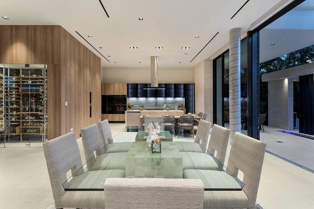 The Boca Raton House is an architectural deepwater estate in The Sanctuary with 3-levels of luxury and style now available for sale. This home located at 824 Pelican Point Cv, Boca Raton, Florida; offering 7 bedrooms and 10 bathrooms with over 7,300 square feet of living spaces.