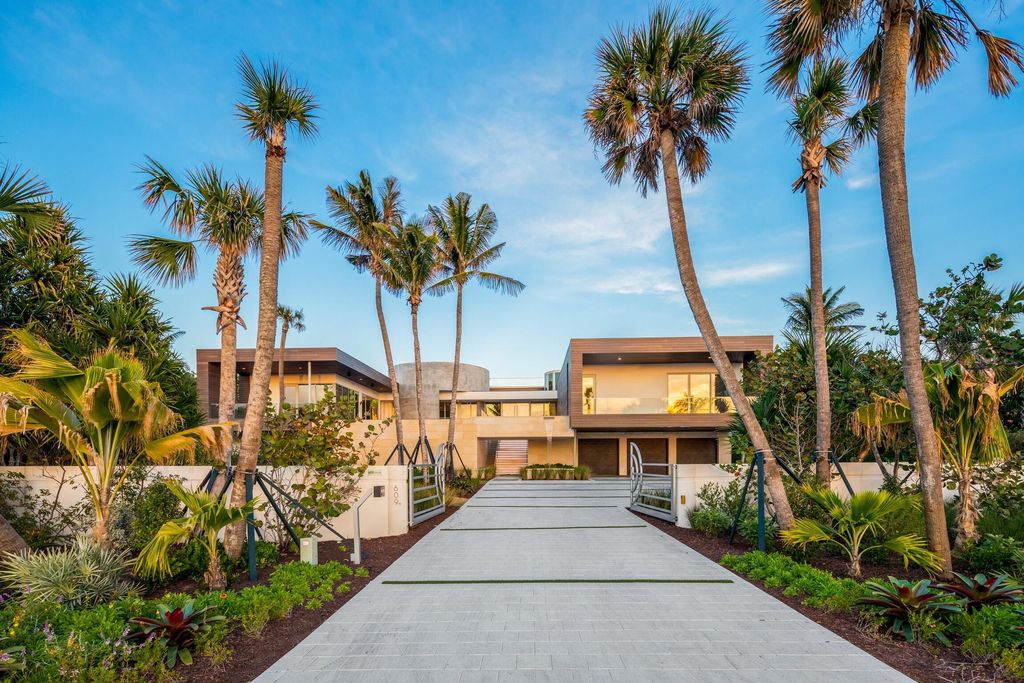 The Modern Mansion in Jupiter Island features spacious living and entertaining spaces with the most panoramic views of the Ocean now available for sale. This home located at 609 S Beach Rd, Jupiter, Florida; offering 6 bedrooms and 9 bathrooms with over 11,700 square feet of living spaces.