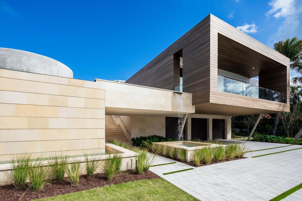 The Modern Mansion in Jupiter Island features spacious living and entertaining spaces with the most panoramic views of the Ocean now available for sale. This home located at 609 S Beach Rd, Jupiter, Florida; offering 6 bedrooms and 9 bathrooms with over 11,700 square feet of living spaces.