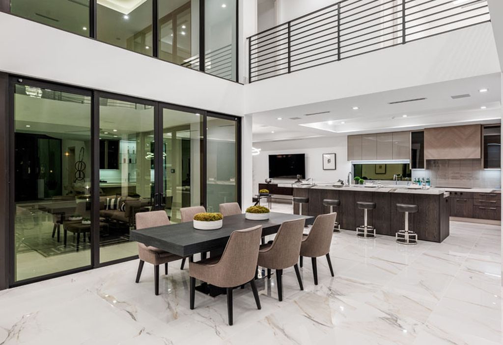The Modern Home in Fort Lauderdale is a newly completed residence features the expansive covered area and intracoastal views now available for sale. This home located at 2519 Lucille Dr, Fort Lauderdale, Florida; offering 6 bedrooms and 8 bathrooms with over 6,900 square feet of living spaces. 
