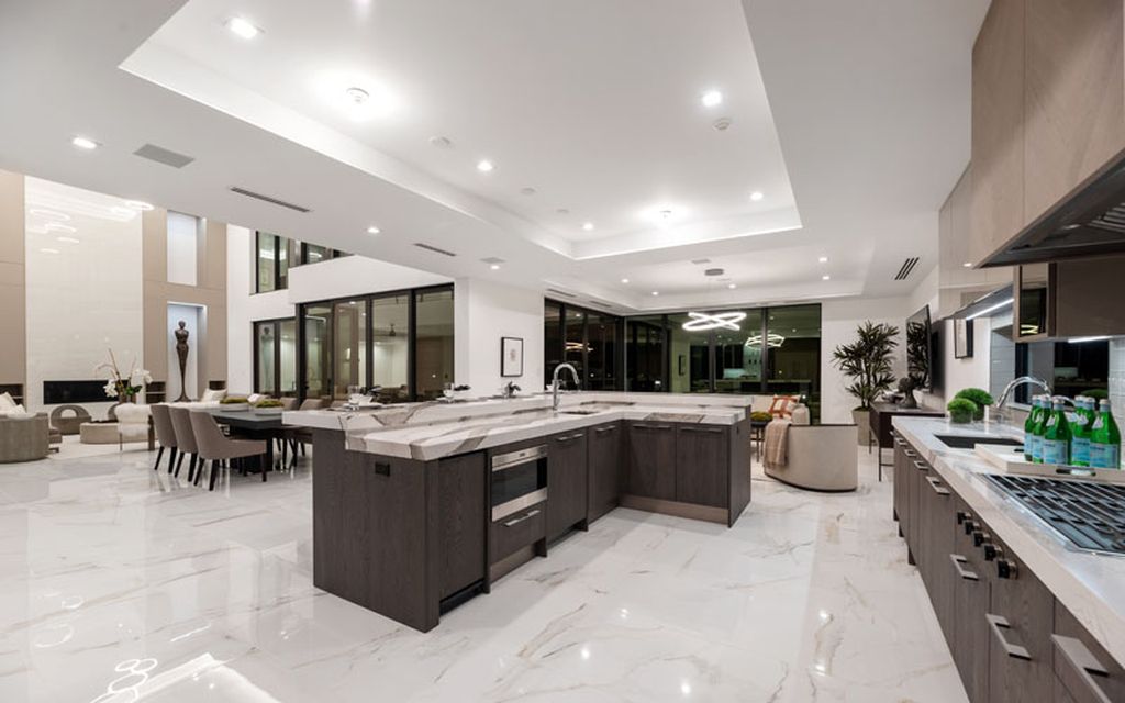 The Modern Home in Fort Lauderdale is a newly completed residence features the expansive covered area and intracoastal views now available for sale. This home located at 2519 Lucille Dr, Fort Lauderdale, Florida; offering 6 bedrooms and 8 bathrooms with over 6,900 square feet of living spaces. 