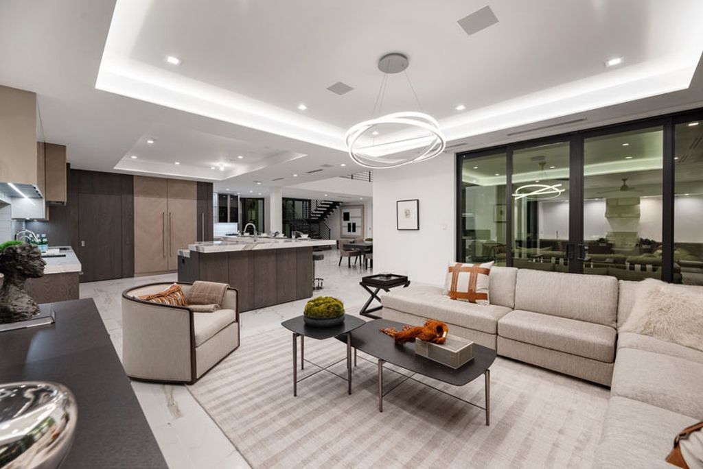 The Modern Home in Fort Lauderdale is a newly completed residence features the expansive covered area and intracoastal views now available for sale. This home located at 2519 Lucille Dr, Fort Lauderdale, Florida; offering 6 bedrooms and 8 bathrooms with over 6,900 square feet of living spaces. 