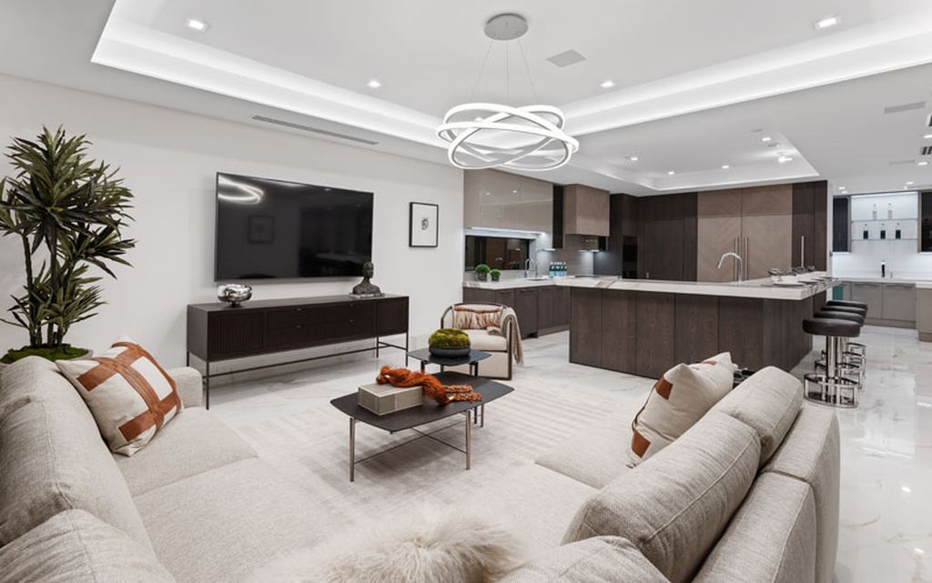 The Modern Home in Fort Lauderdale is a newly completed residence features the expansive covered area and intracoastal views now available for sale. This home located at 2519 Lucille Dr, Fort Lauderdale, Florida; offering 6 bedrooms and 8 bathrooms with over 6,900 square feet of living spaces. 
