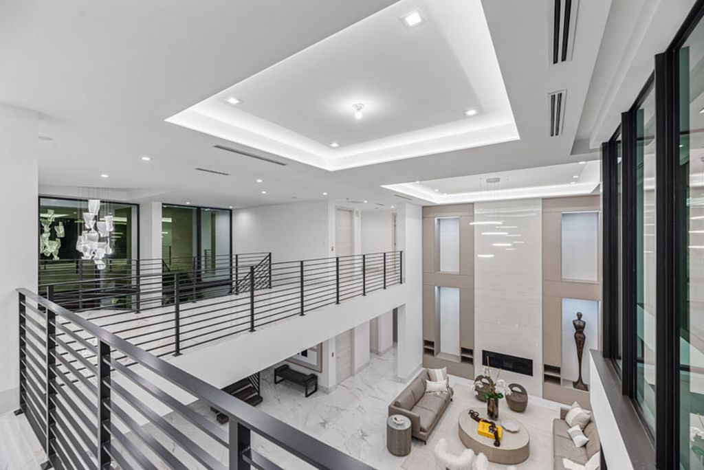 The Modern Home in Fort Lauderdale is a newly completed residence features the expansive covered area and intracoastal views now available for sale. This home located at 2519 Lucille Dr, Fort Lauderdale, Florida; offering 6 bedrooms and 8 bathrooms with over 6,900 square feet of living spaces. 