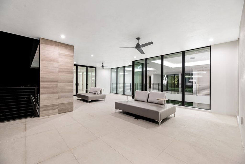The Modern Home in Fort Lauderdale is a newly completed residence features the expansive covered area and intracoastal views now available for sale. This home located at 2519 Lucille Dr, Fort Lauderdale, Florida; offering 6 bedrooms and 8 bathrooms with over 6,900 square feet of living spaces. 