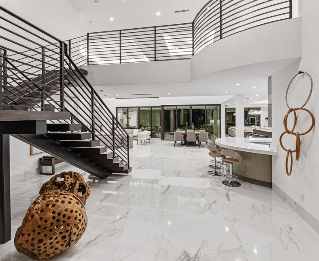 The Modern Home in Fort Lauderdale is a newly completed residence features the expansive covered area and intracoastal views now available for sale. This home located at 2519 Lucille Dr, Fort Lauderdale, Florida; offering 6 bedrooms and 8 bathrooms with over 6,900 square feet of living spaces. 