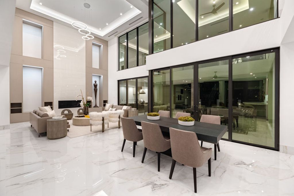 The Modern Home in Fort Lauderdale is a newly completed residence features the expansive covered area and intracoastal views now available for sale. This home located at 2519 Lucille Dr, Fort Lauderdale, Florida; offering 6 bedrooms and 8 bathrooms with over 6,900 square feet of living spaces. 