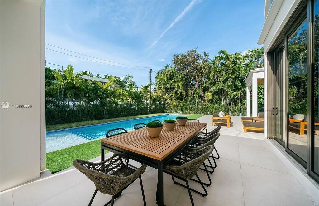 The Home in Miami Beach is a new construction modern oasis located on guard gated Hibiscus Island now available for sale. This home located at 112 W Palm Midway, Miami Beach, Florida; offering 5 bedrooms and 6 bathrooms with over 4,400 square feet of living spaces.