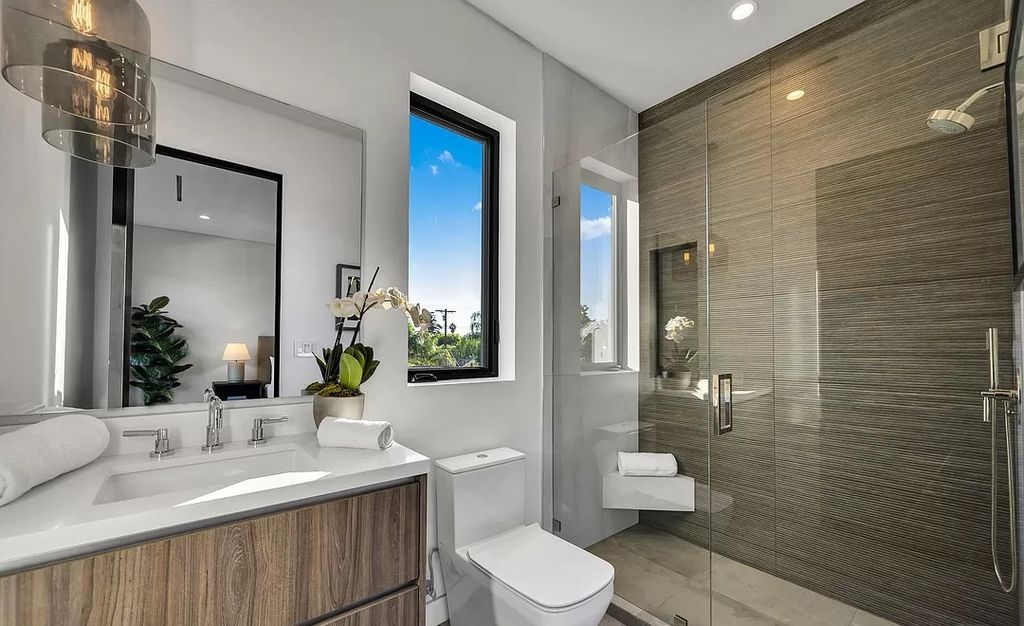 The Home in West Hollywood is an exceptionally engineered newly constructed smart residence now available for sale. This home located at 829 N Ogden Dr, Los Angeles, California; offering 5 bedrooms and 6 bathrooms with over 5,000 square feet of living spaces.