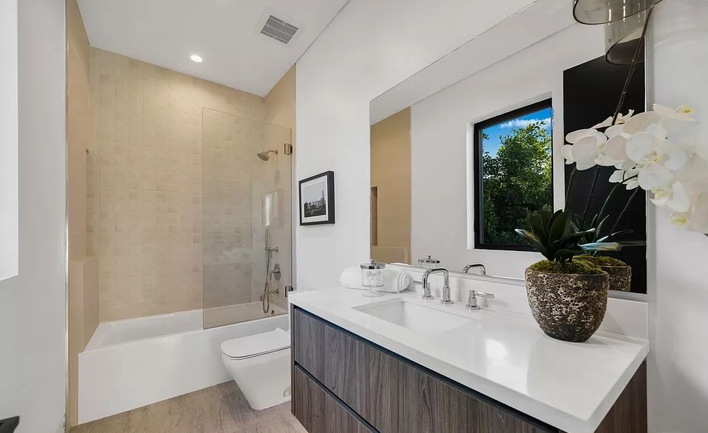 The Home in West Hollywood is an exceptionally engineered newly constructed smart residence now available for sale. This home located at 829 N Ogden Dr, Los Angeles, California; offering 5 bedrooms and 6 bathrooms with over 5,000 square feet of living spaces.