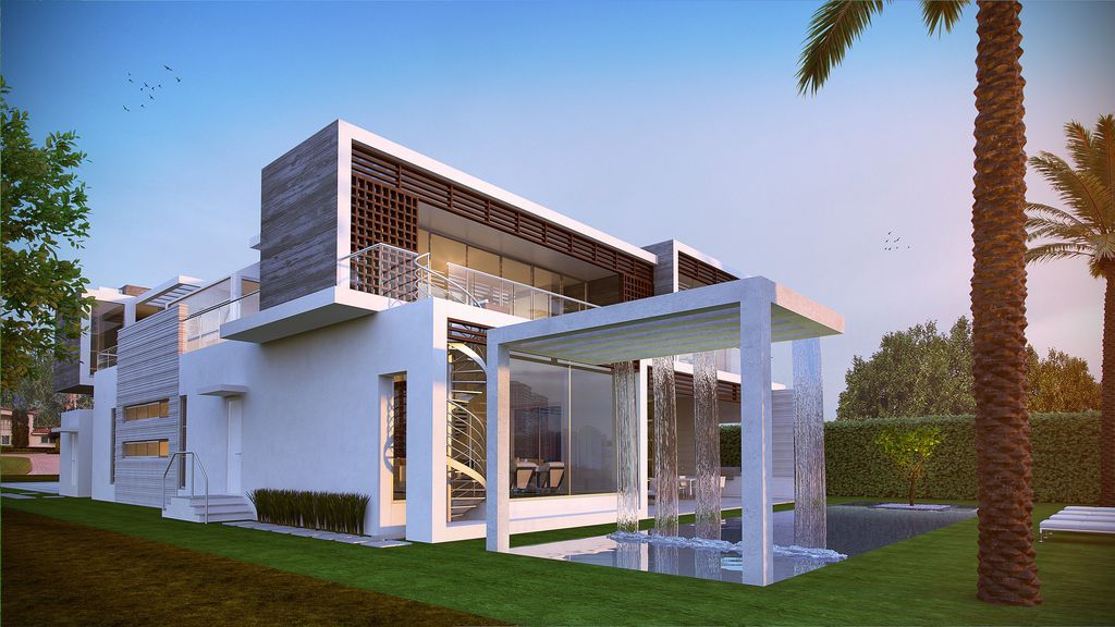 Golden Beach Home in Florida was designed by Danny Sorogon in Modern contemporary style; this house is one of the finest high-end luxury homes throughout the highly cherished and desirable South Florida region.