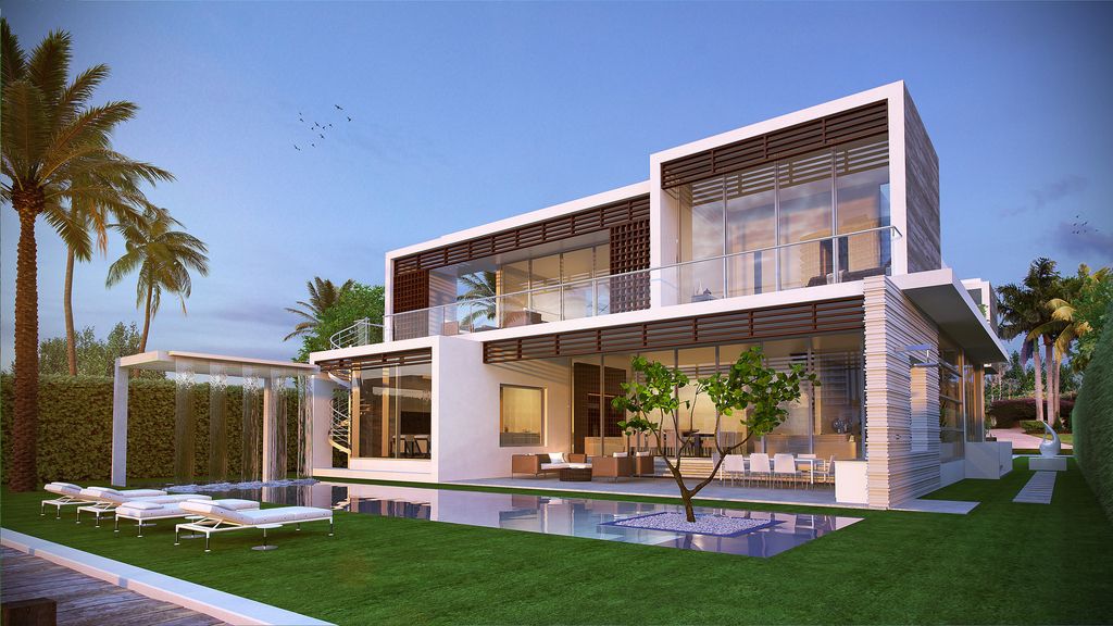 Golden Beach Home in Florida was designed by Danny Sorogon in Modern contemporary style; this house is one of the finest high-end luxury homes throughout the highly cherished and desirable South Florida region.