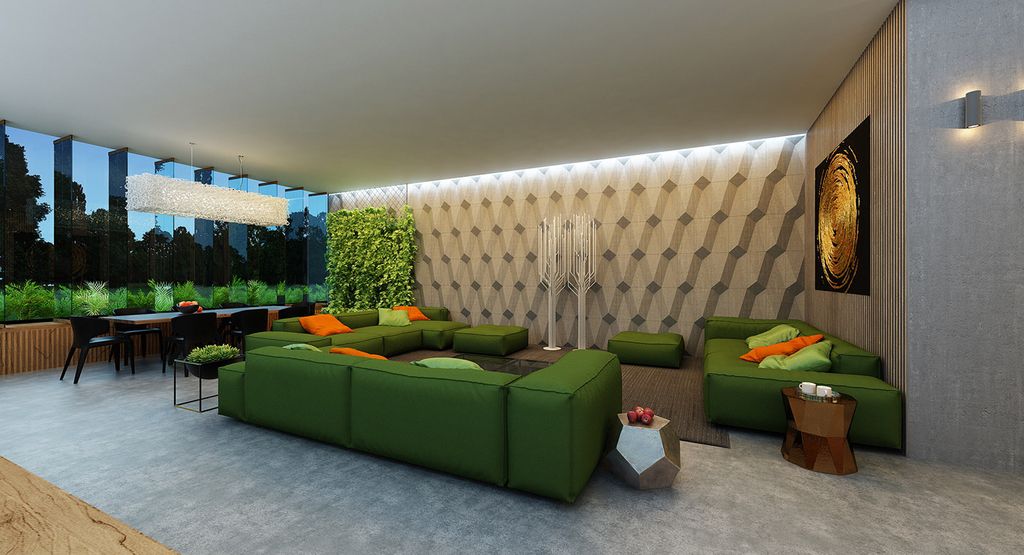 Design Concept of dreamy Modern House is a project located in Ukraine was designed in concept stage by Alexander Zhidkov Architect in contemporary style; it offers luxurious modern living in forest.